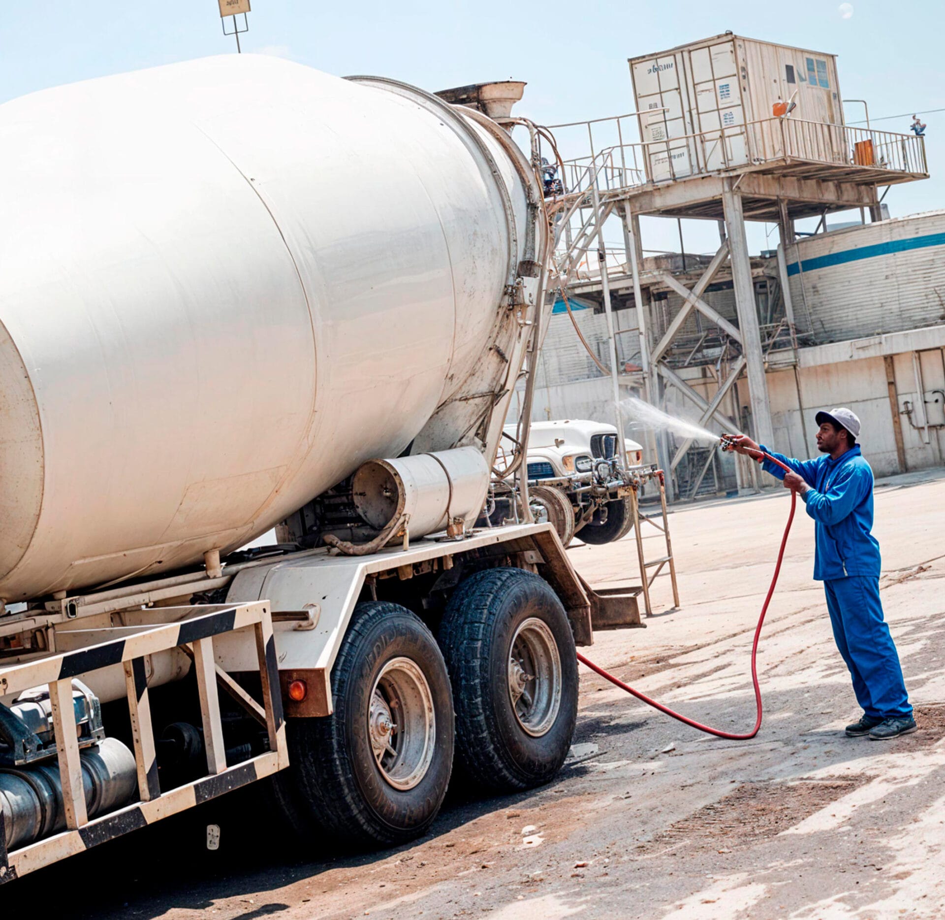 How to Clean A Concrete Mixer Truck? - TX Hydrojet plumbing blog Houston TX